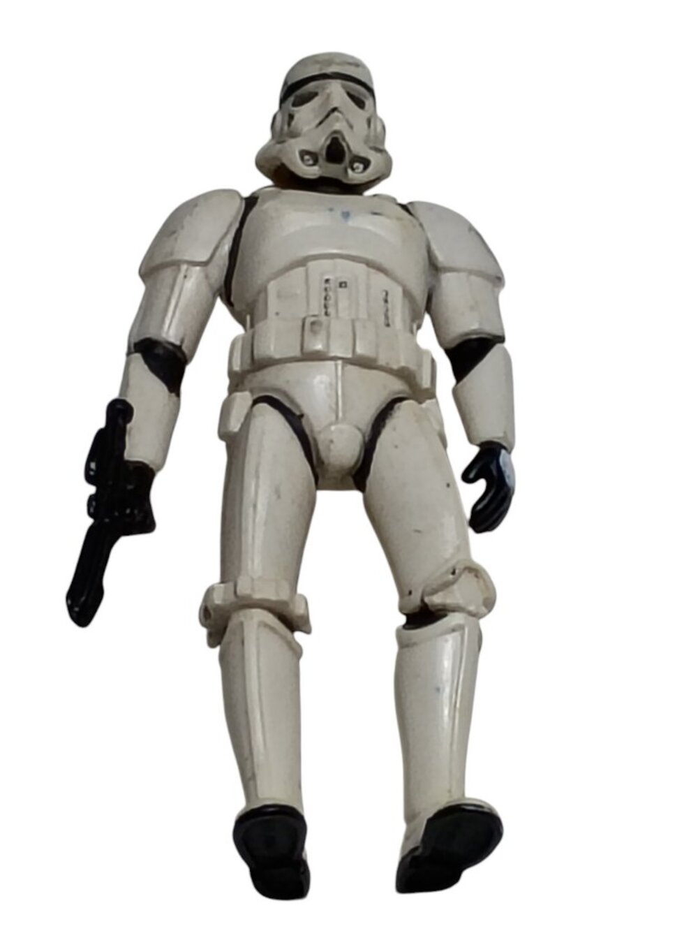 Star Wars Stormtrooper Action Figure White Armor Black Accents Blaster 3.5" Tall
